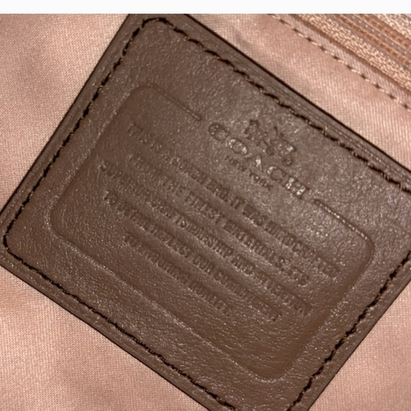 Coach #F33396 Tan Brown Bag - Picture 15 of 16